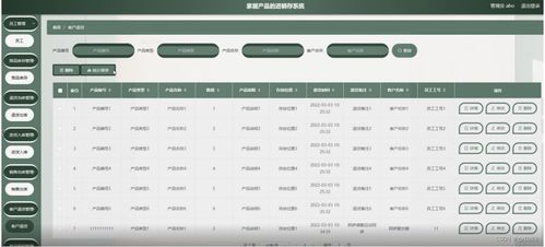 基于SpringBoot的家居產品進銷存管理系統設計與實現